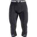 GAMEPATCH Comp. 3/4 Padded Knee Tights Black