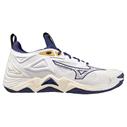 MIZUNO Momentum 3 White/Blue Ribbon