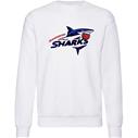 Skanderborg Sharks Sweat Hvid Big Logo