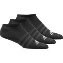 ADIDAS No show 3 pack black