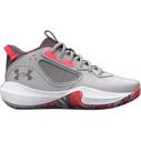 UA Lockdown 6 GS Jr. Grey/red