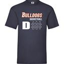 Birkerød Bulldogs D-Fence Tee Navy