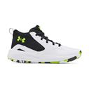 UA GS Lockdown 5 Jr. White/black/green