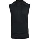 UA Curry Fleece Sleeveless Hoody Black