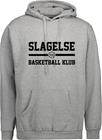 SLAGELSE Hoody Grå med navn