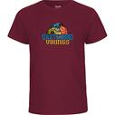 Vesterbro Vikings Cotton T/S Kids Bordeaux