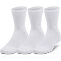 UA 3-Maker Mid-Crew 3pk White