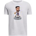 UA Curry Bobblehead T/S Jr. White