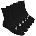 ASICS Crew Socks 6-Pack Black