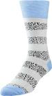 JORDAN Elephant Striped Grey/Uni Blue Socks