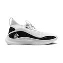 UA Curry 8 Flow GS Jr. White/black