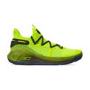 UA Curry 6 Jr. High Vis Yellow