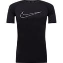 NIKE Pro Black Big Logo T/S Black