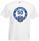 VIBY BASKET 50 år Hvid T-Shirt