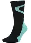 JORDAN Jumpman Black/Turquise Crew Socks