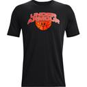 UA Bball Branded Wrdmrk T/S Black