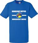 Hunderup Hippos T-Shirt Blå