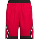 JORDAN Diamond Striped Shorts Red
