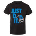 NIKE Just do it Dunk Jr. Tee Black