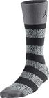 JORDAN Elephant Striped Grey/Black Socks