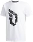 ADIDAS D Lillard Logo Tee White