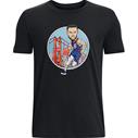 UA Curry Animated T/S Jr. Black