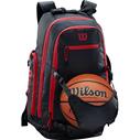 WILSON Ball Backpack Black/red