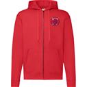 Hvidovre Devils Hoody Zip Rød