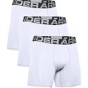 UA Charged Cotton 3-Pack Boxers White