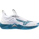 MIZUNO Momentum 3 White/Moroccan Blue