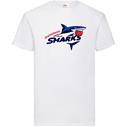 Skanderborg Sharks T-Shirt Hvid Big Logo