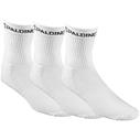 SPALDING 3 Pack Mid Cut White