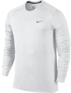 NIKE Dry Miler LS Top White