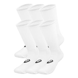 ASICS Crew Socks 6-Pack White