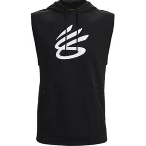 UA Curry Sleeveless Hoody Black