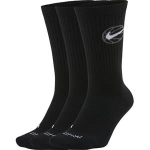 Nike Crew Basketball 3-Pack Black