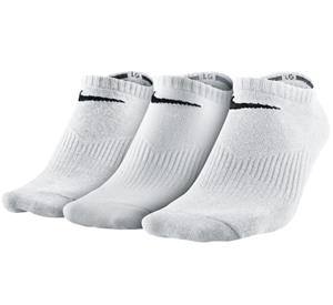 NIKE 3 Pack No Show White