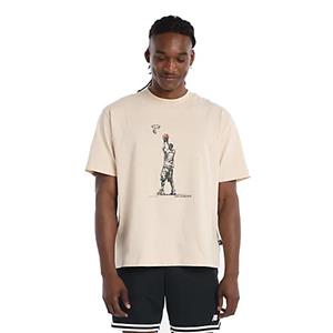 New Balance Hoops Player Tee - Beige