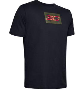 UA CURRY SC30 Overlay Tee Black