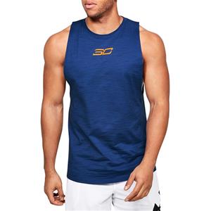 UA CURRY SC30 Basketball Tank American Blue