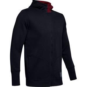 UA Baseline Fleece FZ Hoody Black