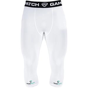 GAMEPATCH Compression 3/4 Tights White