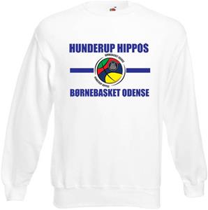 Hunderup Hippos Sweatshirt Hvid