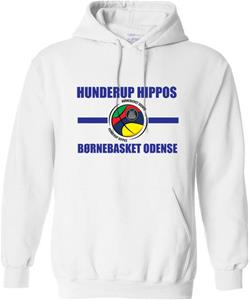 Hunderup Hippos Hoody Hvid