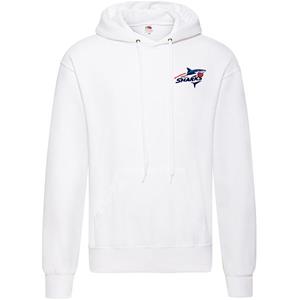 Skanderborg Sharks Hoody Hvid Small Logo