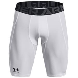 UA HG Comp. Shorts Pocket White