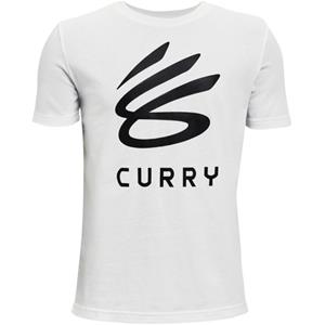 UA Curry Logo Graphic Tee White