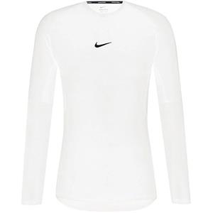 NIKE Pro White Long-Sleeve Shirt