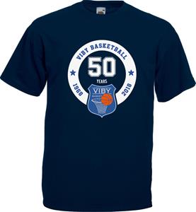 VIBY BASKET 50 år Navy T-Shirt