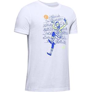 UA CURRY SC30 Selfie Tee White Youth